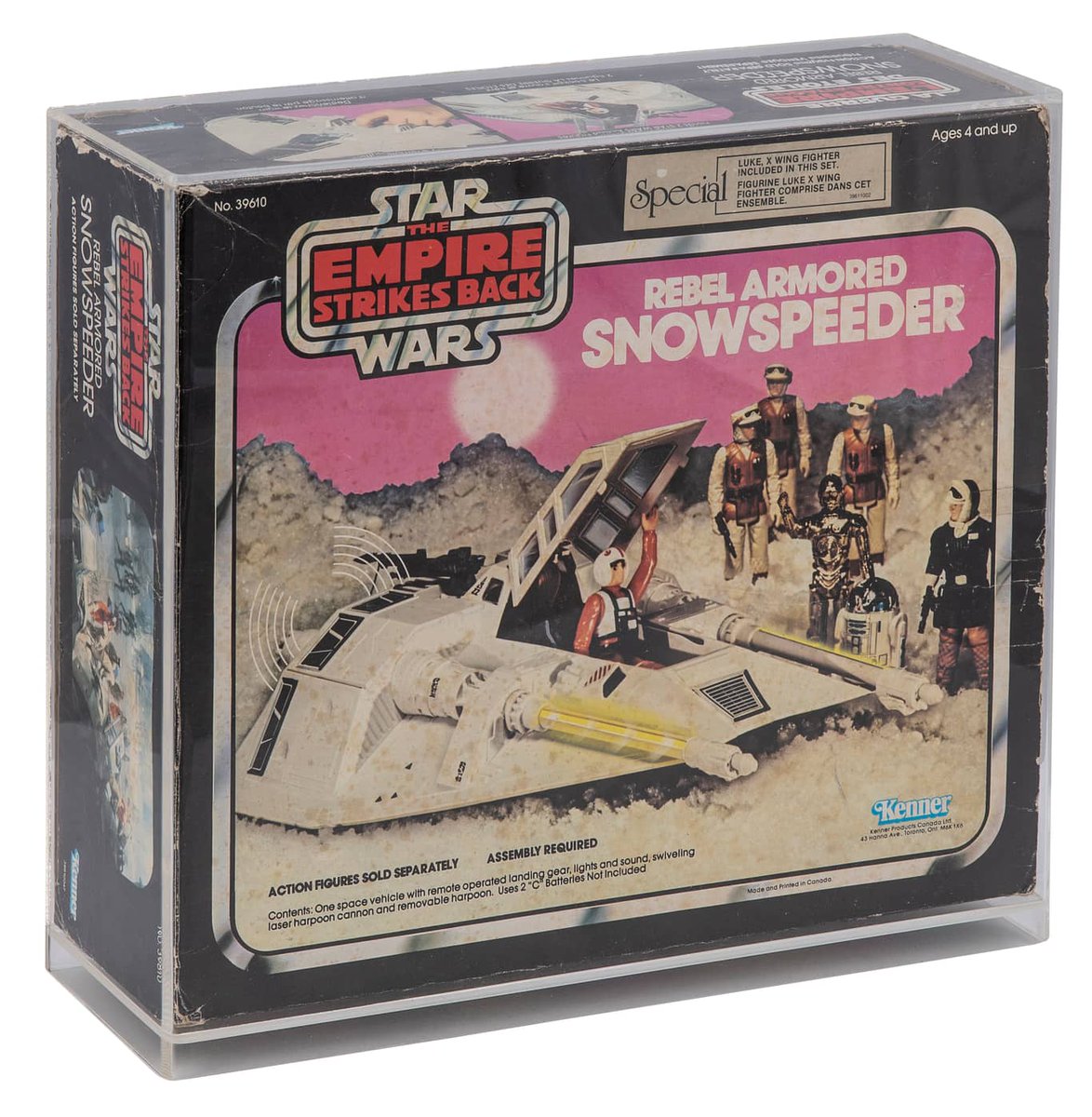 The Battle of Hoth ❄️ This 1980 Kenner Star Wars: The Empire Strikes Back Rebel Armored Snowspeeder Luke X-Wing Special Offer Box - BOX ONLY is available now in our May Pop Culture Elite Auction: bit.ly/3USme8z
