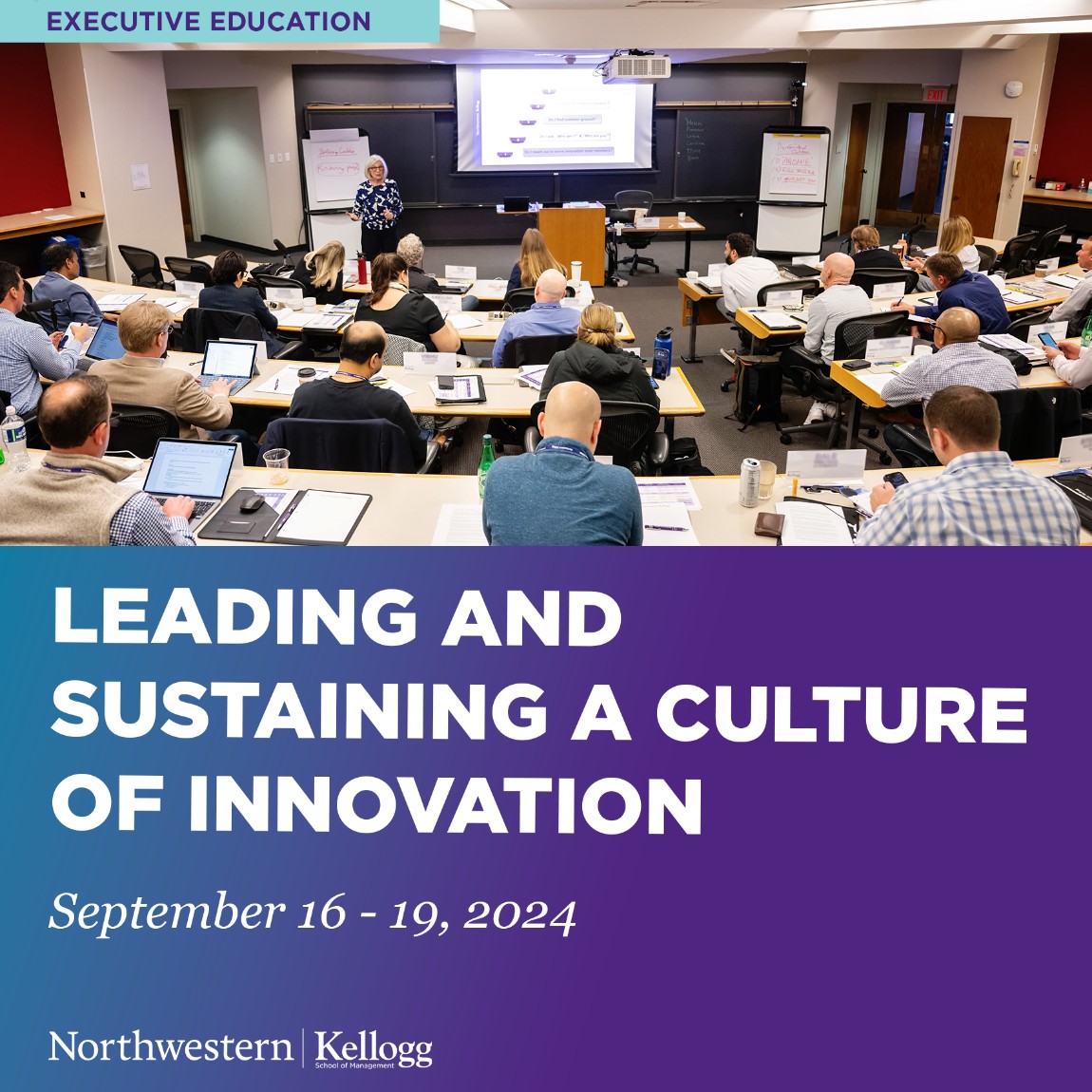 Innovation isn’t optional; it’s essential. In Leading and Sustaining a Culture of Innovation, learn how to create value for customers by designing modern business models, launching inventive services, and entering new markets. Join us on September 16: kell.gg/tinnovate