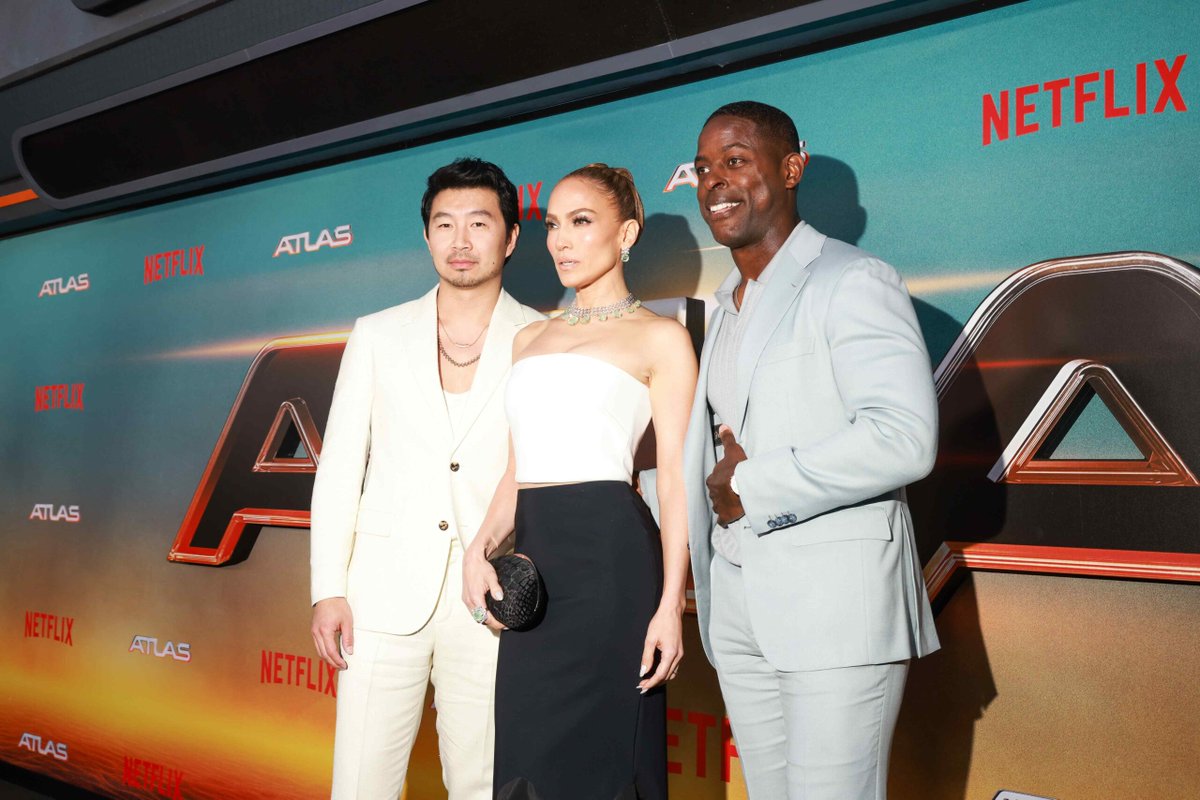 Netflix’s latest sci-fi film 'Atlas' might have a huge focus on technology and robots, but the film’s stars, Sterling K. Brown, Jennifer Lopez and Simu Liu say that the film is really about humanity. bit.ly/3V3WVRd