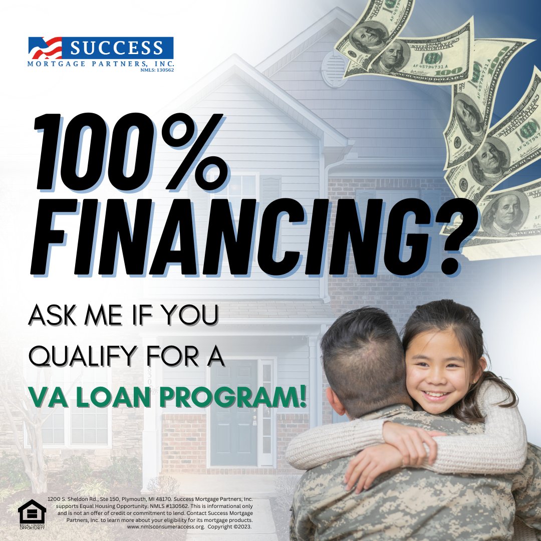 success_mp's tweet image. We would love to help you - what questions do you have about #homefinancing? 

We have some NEW PROGRAMS that may be of interest to you...

LOG ON: linktr.ee/successmortgag… to find a loan advisor near you!

#mortgagetips #mortgageloans #homefinancing #VALoans