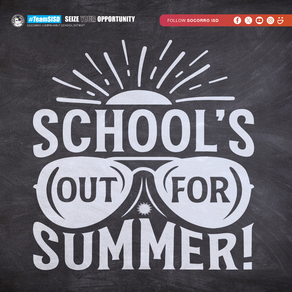 A great school year thrives on wonderful experiences and attributes deeply rooted in its hardworking students, teachers, staff, and community. #TeamSISD wishes everyone a fantastic summer vacation, and we look forward to welcoming everyone back, refreshed and ready, for an