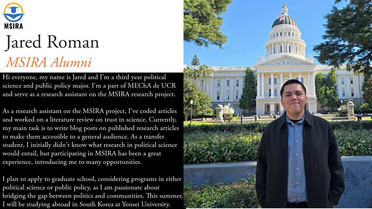 ⭐️ MSIRA Spotlight⭐️

Good luck in South Korea, Jared! We are so proud 🥳