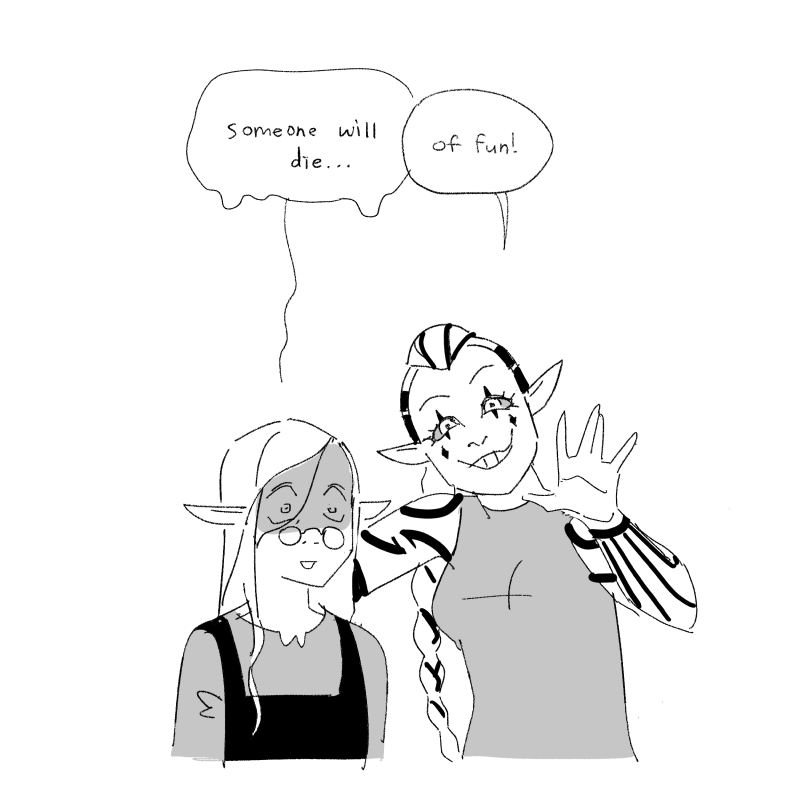 a necromancer and a clown walk into a bar #dnd 