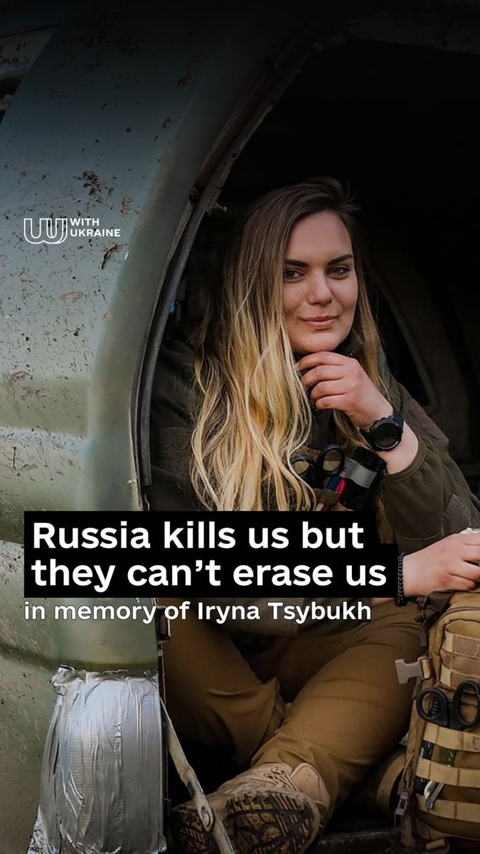 💔 Iryna Tsybukh, known as Cheka, was a talented and courageous Ukrainian activist and frontline medic. She joined the Hospitallers Medical Battalion at 18 as a volunteer and became a regular combat medic during the full-scale Russian invasion of Ukraine in February 2022 1/