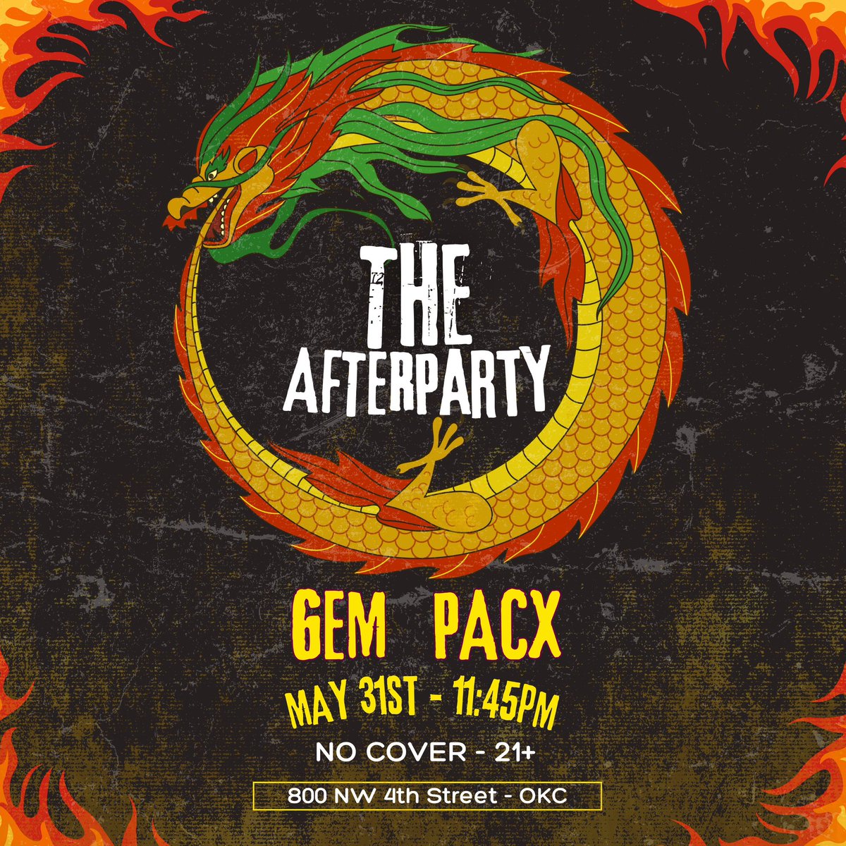 The Party -> The Afterparty 🔊🔊🔊

King Coopa will be joining us for Marauda and Gem and Pacx will be holding it down at the after party.
