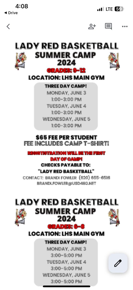 Join us for camp next week!