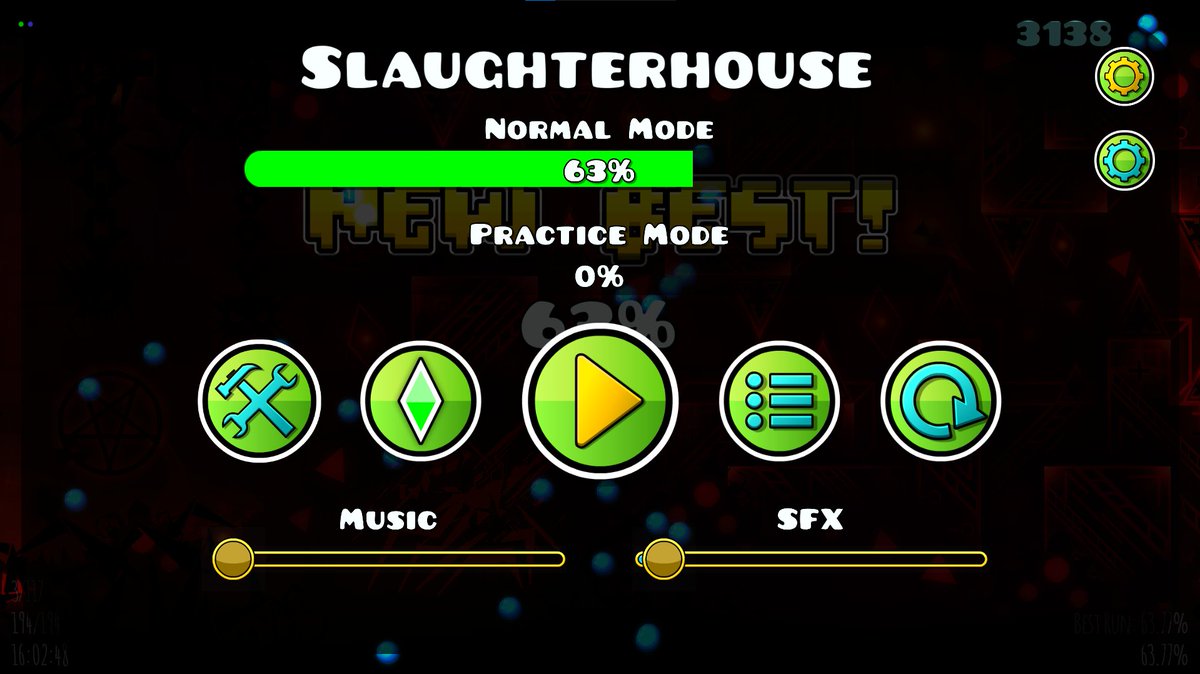 SLAUGHTERHOUSE % DE LISTA HERMANO A TU MALDITA CASA 100,668 ATTEMPTS AAAAAAAAAA