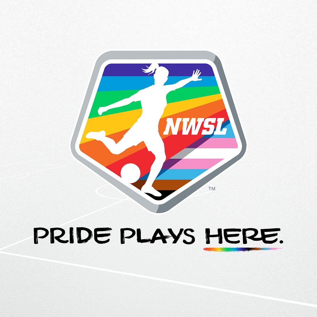 The NWSL is excited to celebrate Pride throughout the month of June with events, partnerships, limited edition merchandise, and a new #PridePlaysHere brand campaign that adapts a script from the words of two-time Olympic gold medalist @AbbyWambach and is voiced by NWSL legend and