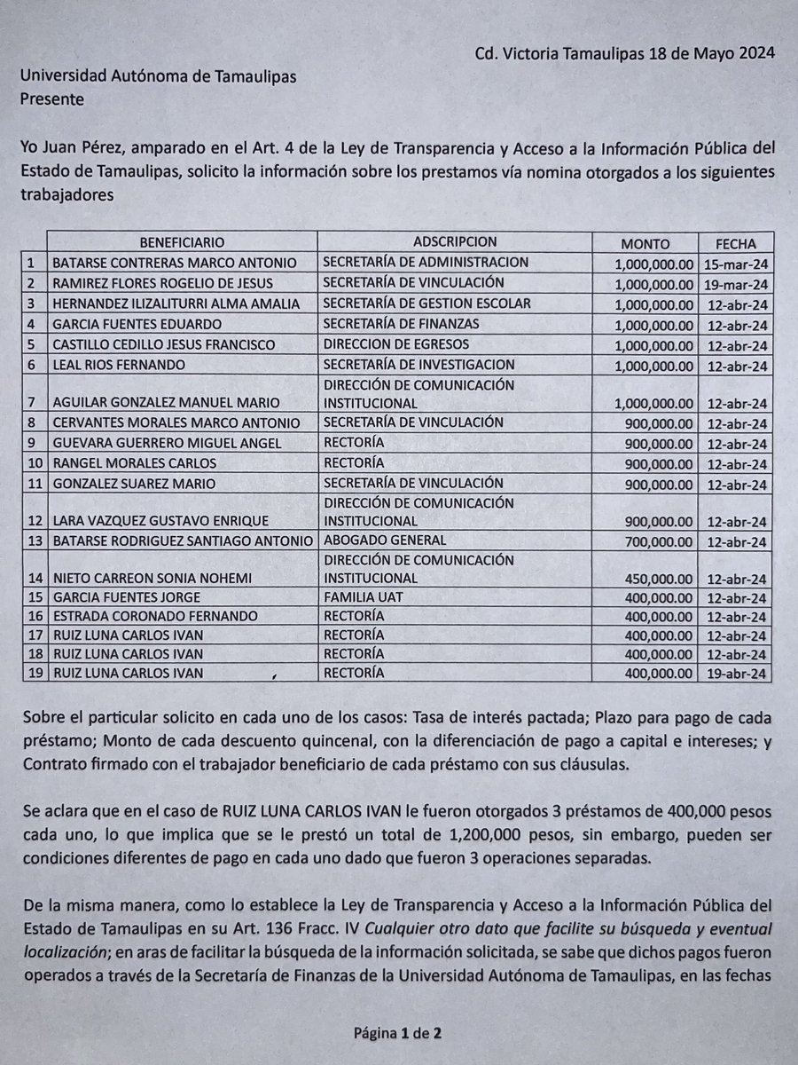 Universitario UAT tweet media