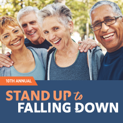SunHealthOrg's tweet photo. Save the Date! Join us on Sept 25 for Sun Health's 10th Annual Stand Up to Falling Down! 🚶♀️
Learn fall prevention from experts & access essential resources. Stay strong, stay safe! More details to come.
#FallPrevention #SunHealth #StayStrong https://t.co/QzlbEZEDHh