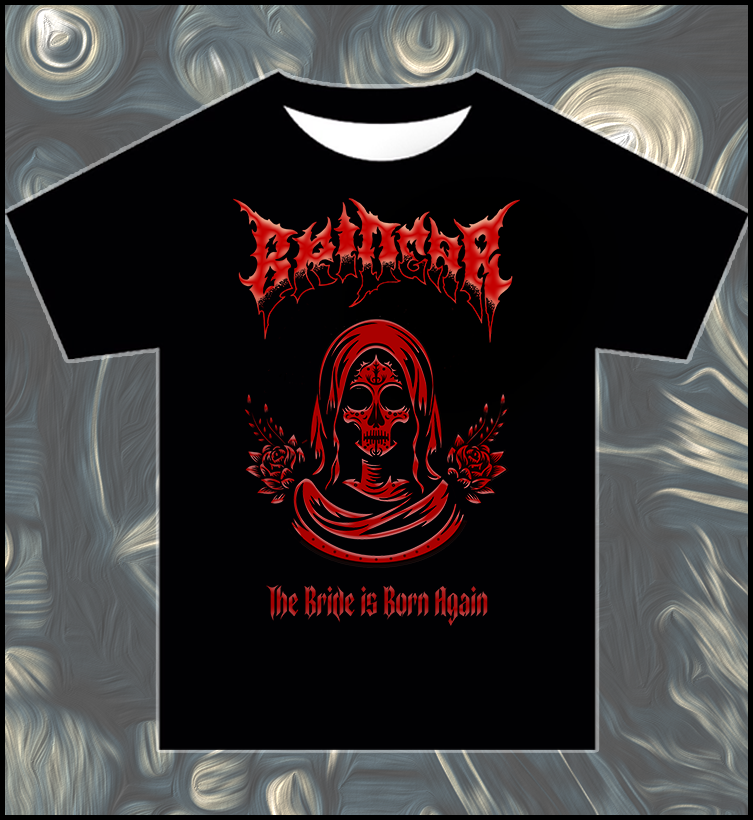 Only one @Bridear_info 'The Bride is Born Again' shirt left during pre-sale! It's a Large. Going?...Going?....  

psychoshop.net/products/bride…  

#BRIDEAR #BornAgain #HeavyMetal #StillBurning