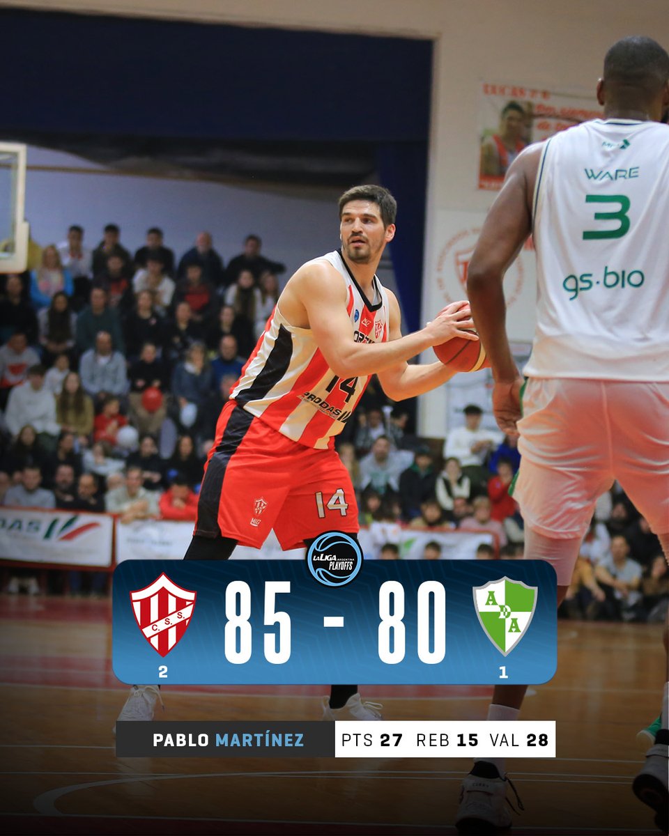 😱 ¡<a href="/CSSbasquet/">Sportivo Suardi 🏀</a> quedó a un paso de hacer historia!

#PlayoffsLigaArgentina
