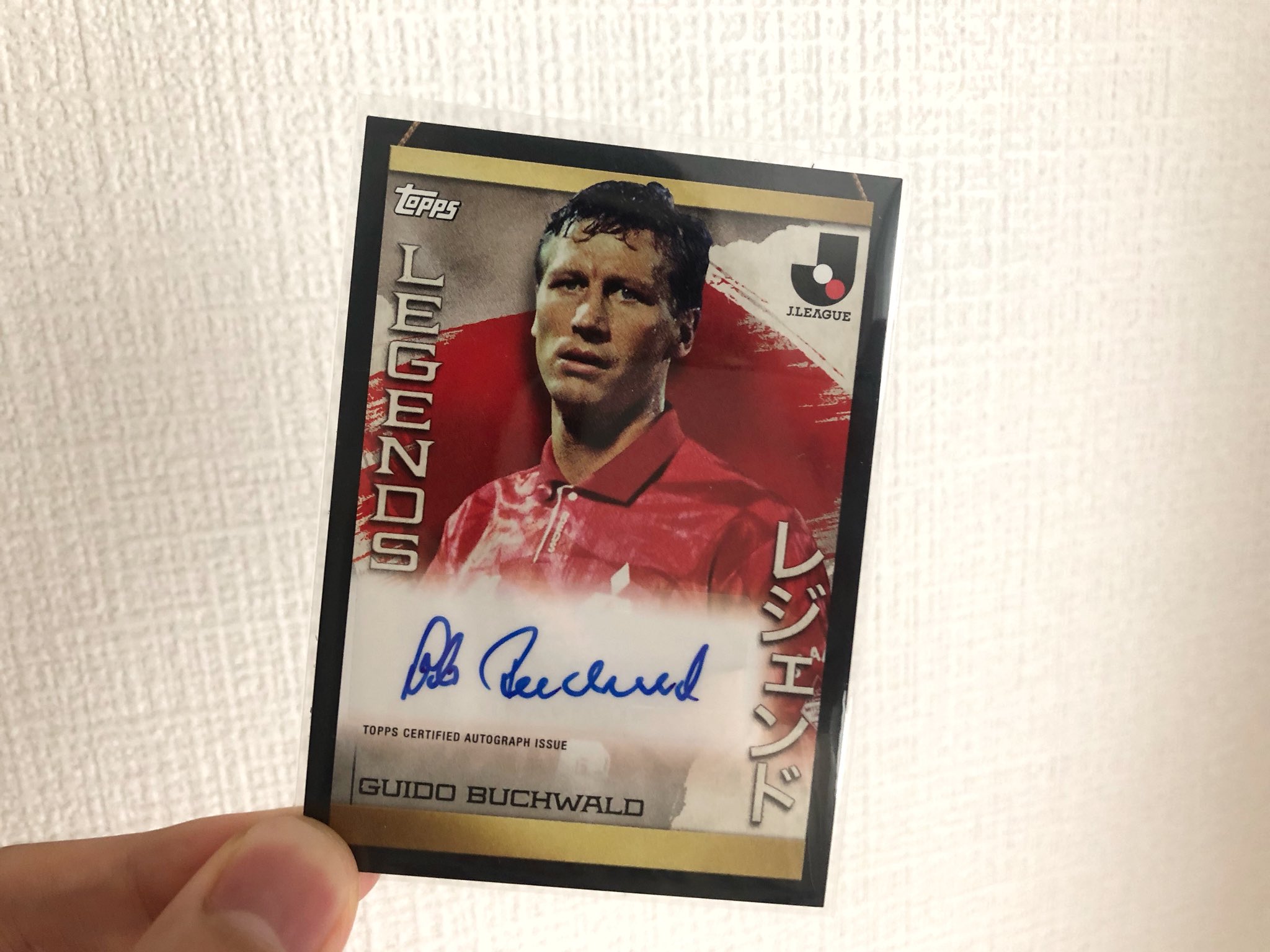topps Jリーグ 2023 ギド ブッフバルト サインカード Guido Buchwald