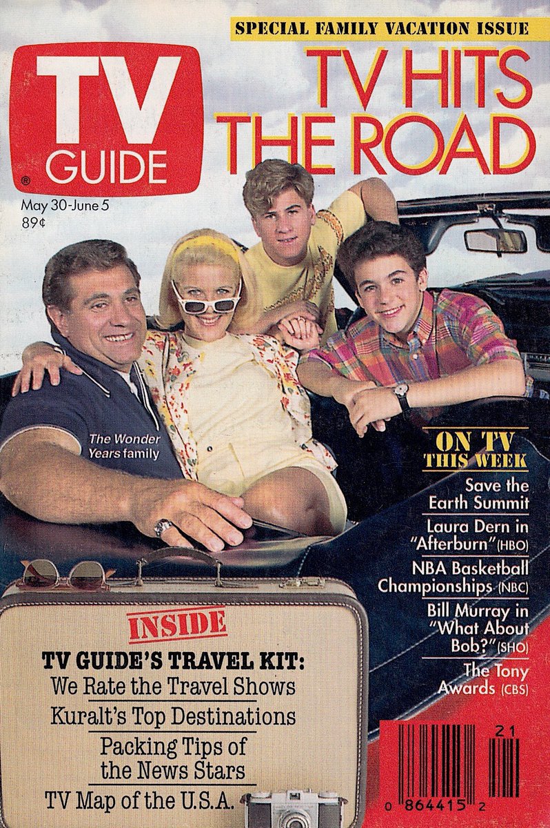 TV Guide Cover, May 30-June 5, 1992: Cast of ‘The Wonder Years’