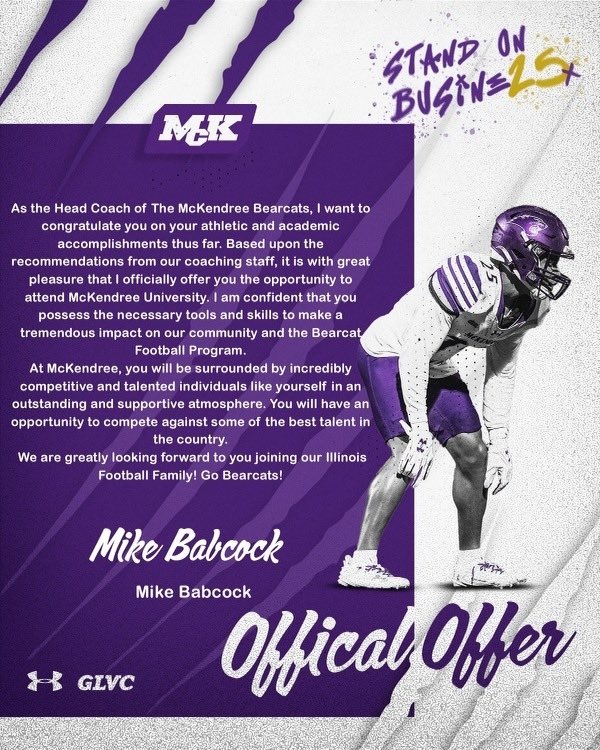 Coop Zimmer (@zimmer_cooper) on Twitter photo I am grateful to have received an offer from McKendree University! <a href="/AustinFrazier33/">Austin Frazier</a> <a href="/AlthoffFootball/">Althoff Catholic Football</a> <a href="/pierre_tucker/">Pierre Gee-Tucker</a> <a href="/MKeeler5/">Coach Mason Keeler</a> <a href="/CoachRejfek/">Jason Rejfek</a> I am grateful to have received an offer from McKendree University! <a href="/AustinFrazier33/">Austin Frazier</a> <a href="/AlthoffFootball/">Althoff Catholic Football</a> <a href="/pierre_tucker/">Pierre Gee-Tucker</a> <a href="/MKeeler5/">Coach Mason Keeler</a> <a href="/CoachRejfek/">Jason Rejfek</a>