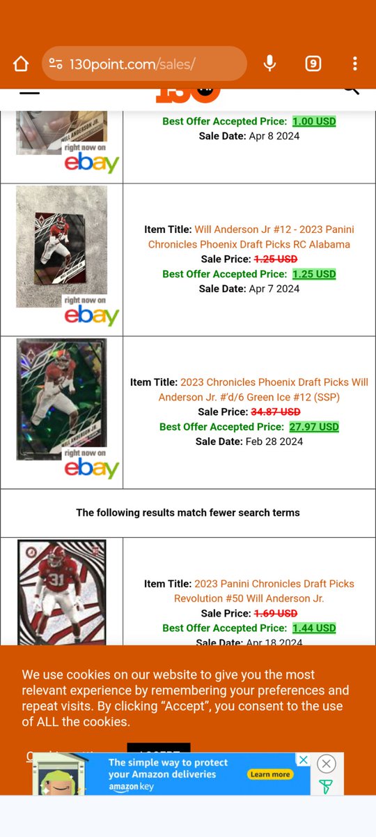 JefferyD81's tweet photo. May stack sale
See pinned tweet for details
Will Anderson green ice #1/6
$25 #jd81stack. Comp attached https://t.co/lWyfy0Q2Zv