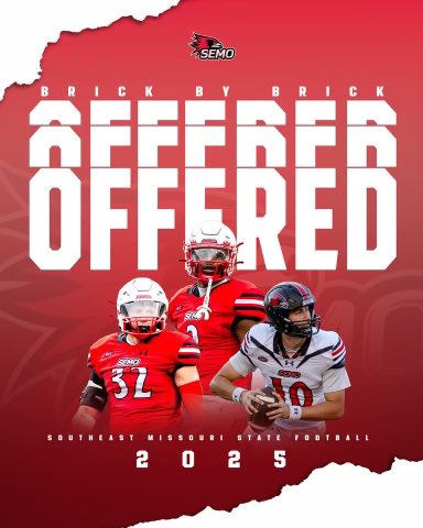 AGTG ✝️after a great conversation with <a href="/Coach_QuinJones/">Quin Jones</a> l am blessed to receive an ⭕️ffer from South East Missouri State University 
<a href="/HallTechSports1/">Hall-Tech Sports</a>
<a href="/CoachL__/">Coach L</a>
<a href="/DownSouthFb1/">Down South</a>
<a href="/Wenonah_Sports/">Wenonah Athletics</a>
@256sports
<a href="/AL_Recruiting/">AL Recruiting</a>
<a href="/AHare123/">Armontis hare</a>
