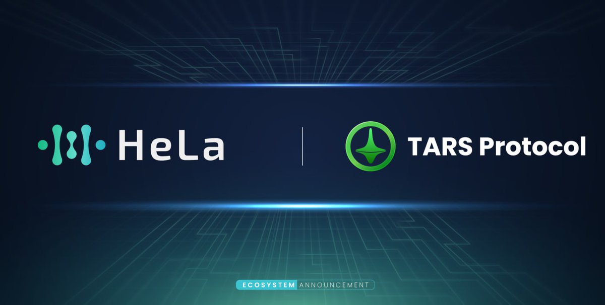 We're excited to announce our newest collaboration with <a href="/tarsprotocol/">TARS AI 🤖</a>!

#TARS empowers organizations and individuals to seamlessly transition to Web3 by offering a comprehensive suite of AI-driven tools and services.

Blockchain for the future🚀

#HeLaLabs #TarsProtocol #finance