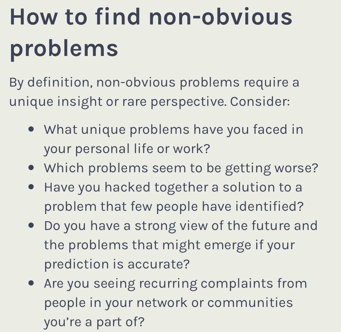 17prasi's tweet photo. day 12
@rrhoover’s piece that highlights how products that solve non-obvious problems with non-obvious solutions exist in a space with the lowest competition and highest market share up for grabs. imo, NVDA existed in this exact space.
#100daysofproduct
https://t.co/6ngAqnD5B8 https://t.co/OnfHy7ypHH