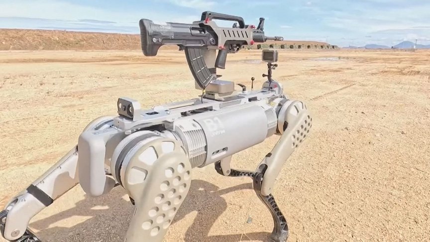 mameyama_kun's tweet photo. 犬型ロボットの開発競争が世界で進んでいる。

①中国　②アメリカ
③ロシア　④日本 https://t.co/d1xhcM40AK
