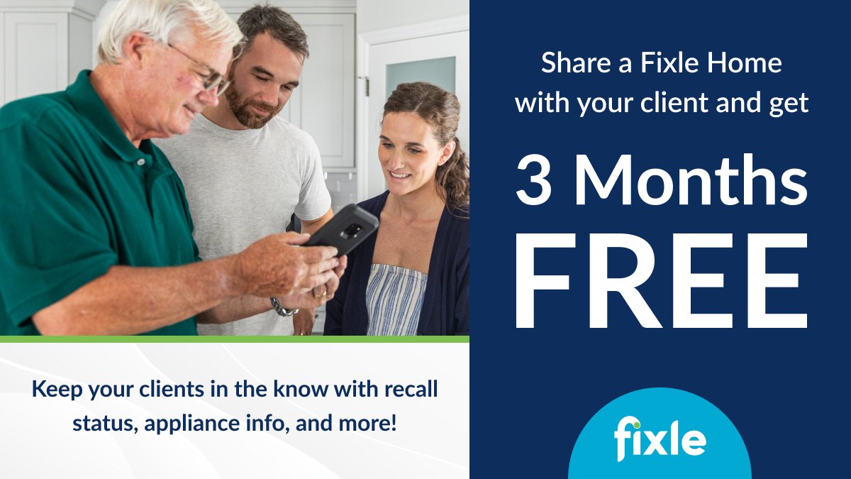 fixlehome's tweet photo. 🌞 Summer's here, and we're sharing the love of easy home maintenance! 🏡💖 Get Fixle FREE for the next 3 Months when you share homes with clients. Offer valid through August 31st, so don't miss out! ✨
📲 https://t.co/AbrmwdMN62
#Fixle #SpecialOffer #ClientPerks https://t.co/wlKxw8cJeT