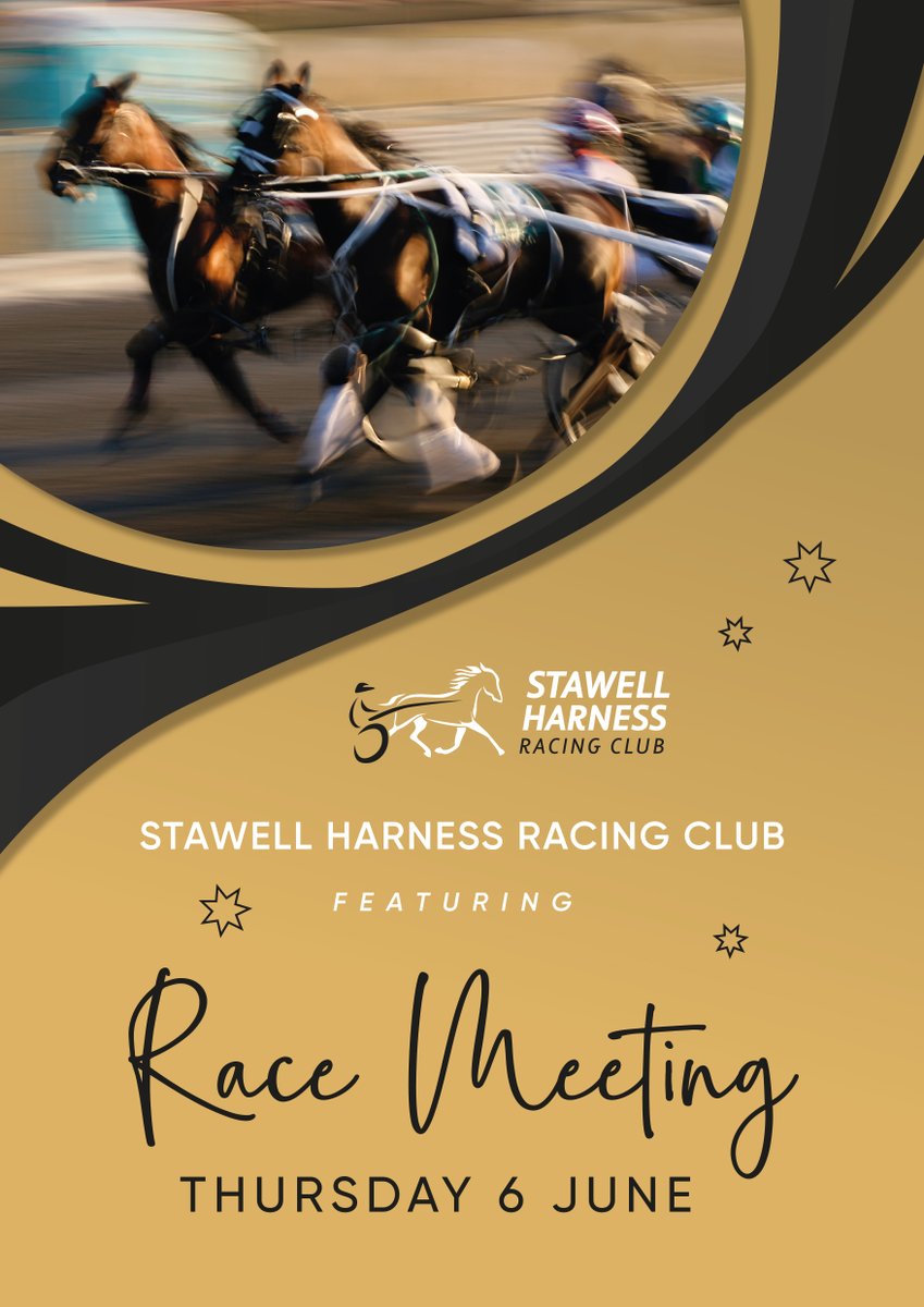 Nominations extended to 7.30am 3rd June for Stawell Harness Thursday June 6.

#trots