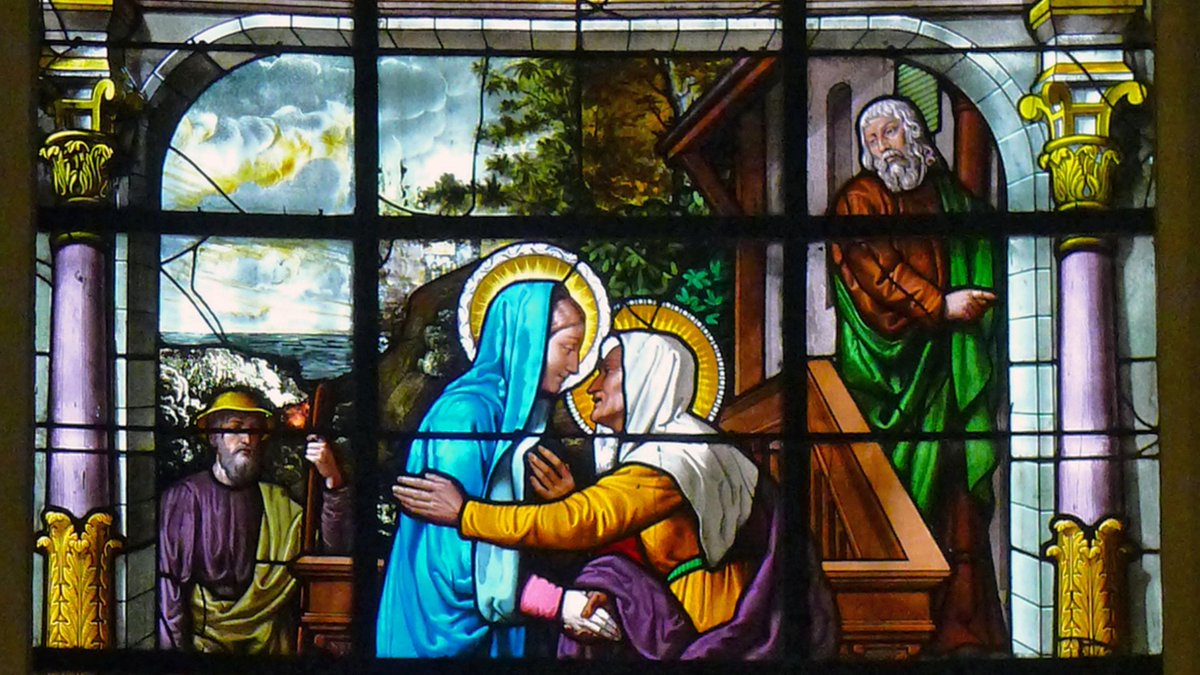 📖 Père Jacques' 1927 sermon on the Visitation: Mary as a model for baptized Christians carrying Christ within. Let's cultivate the awareness of God's presence! 🙏 ✨ wp.me/p4jVkC-9MM #Visitation @RosaryMum @CarmeliteSpirit bonus content on Carmelite glass from Le Mans!