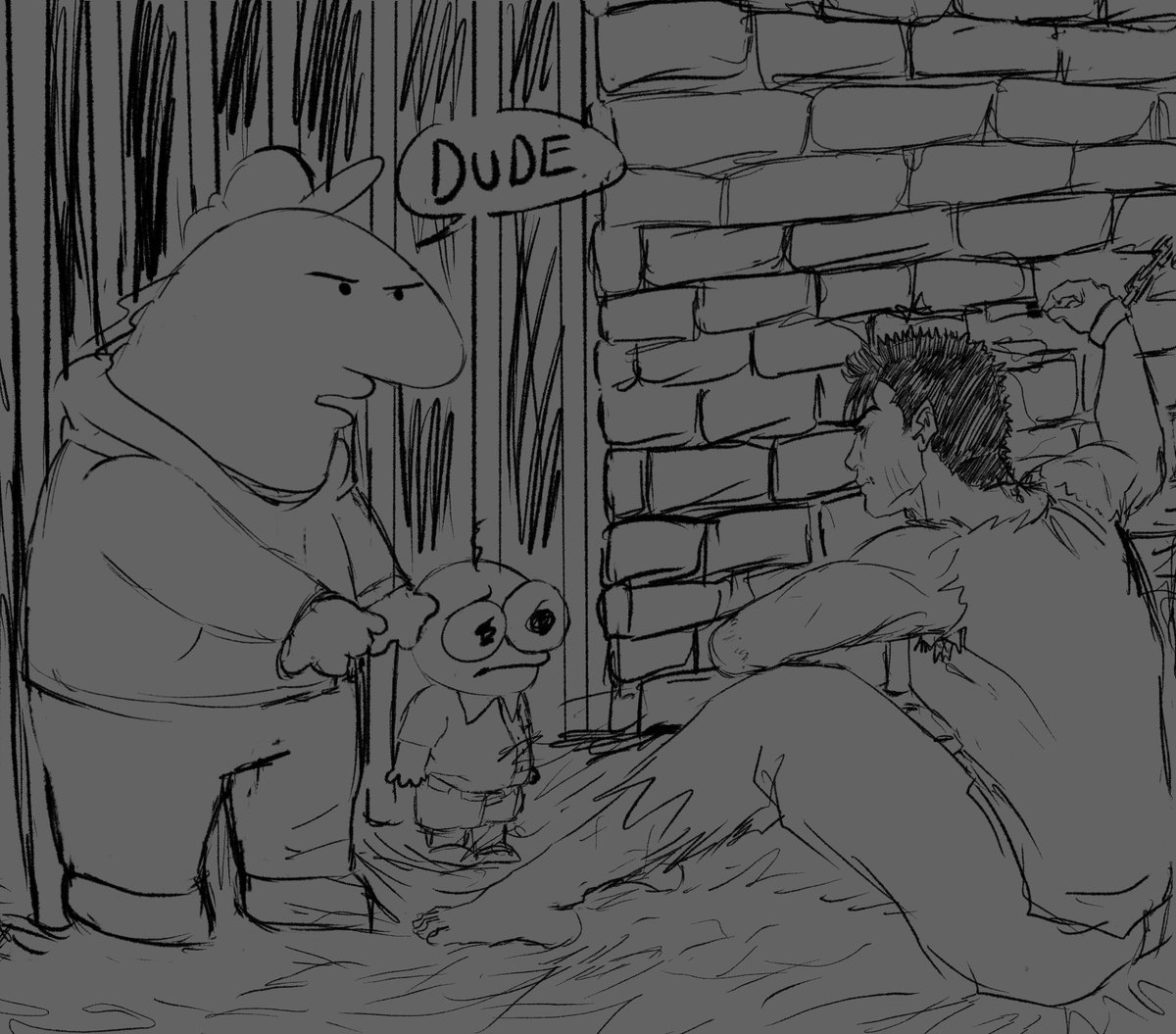 this started as a lil heehee hoohoo  but now im probably gonna paint this