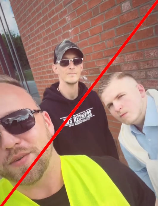 AfaNord's tweet photo. Am 30.5. reisten die drei #Neonazis "Proto" (Kai Naggert), "Kavalier" (Dominik Raupbach) & "Azatro" der Nazirap-Band "NDS" für einen Videodreh über #Flensburg nach #Sylt, klopften rassistische Sprüche & inszenierten sich im "Pony Club". 3/x
#NoNazis #SyltEntern #RechtsRapptNicht https://t.co/HFp4UZKjq8