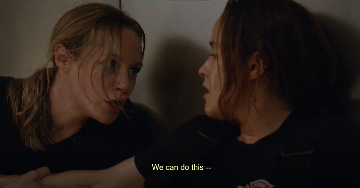 whatawaytofall's tweet photo. There in all their big moments. 

You better not harm this duo. #station19 https://t.co/f7ged01p2Z