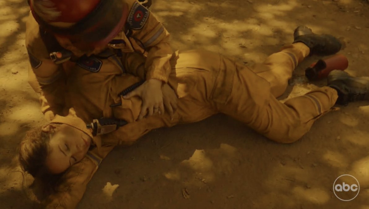 whatawaytofall's tweet photo. There in all their big moments. 

You better not harm this duo. #station19 https://t.co/f7ged01p2Z