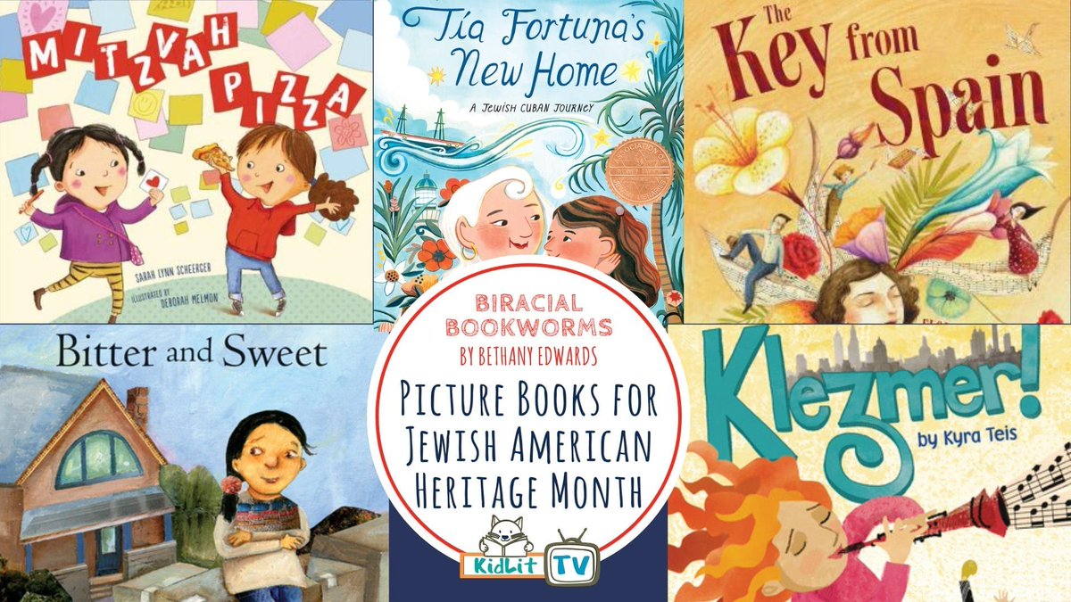 Picture books for Jewish American Heritage Month, via <a href="/KidLit_TV/">Kid Lit TV</a> &amp; @BiracialBooks 

buff.ly/3X8QaQN

#ReadYourWorld #kidlit