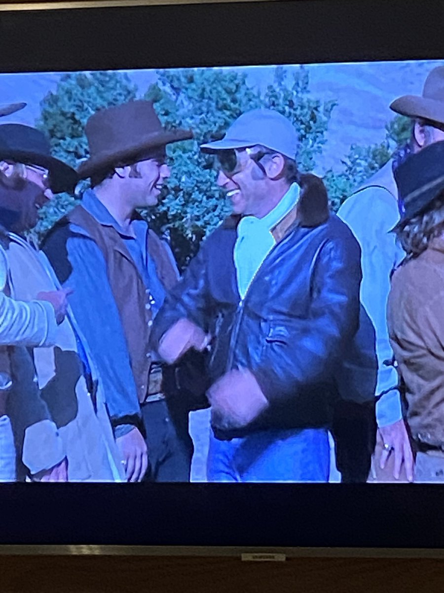 I must have watched Blazing Saddles over 100 times but I never noticed that Mel Brooks is in a biker gang looking to sign up to Heddy Lemarr’s gang.