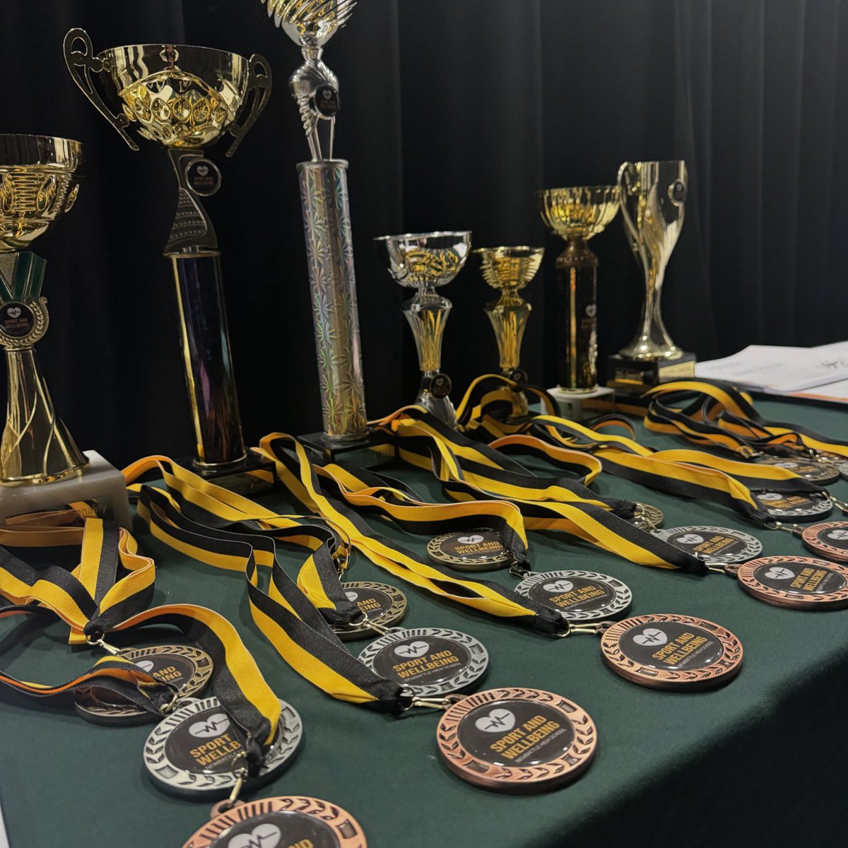 NewbattlePE's tweet photo. 🧡Our first ever Sports Personality Awards Night complete!

👏🏻A massive congratulations to all of our award winners this evening. 

✨🥇 @newbattlehigh is a GOLD SCHOOL OF SPORT 🥇✨ https://t.co/hiTD49dr2k