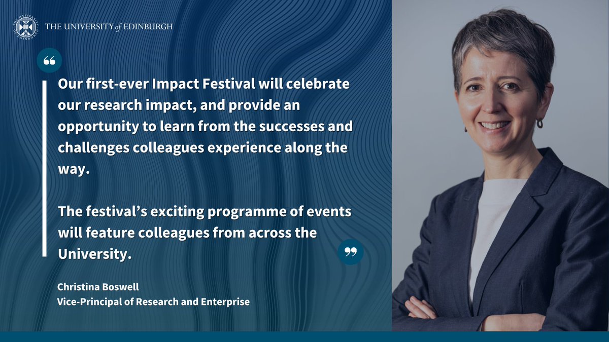 The inaugural <a href="/EdinburghUni/">The University of Edinburgh</a> #IMPACT2024 Festival took place 28–30 May. I enjoyed chairing a session yesterday with 4 fantastic presenters - "Impact from fundamental research - engaging the public and generating benefits from blue skies scholarship". <a href="/EdinUni_IGC/">Institute of Genetics and Cancer</a>