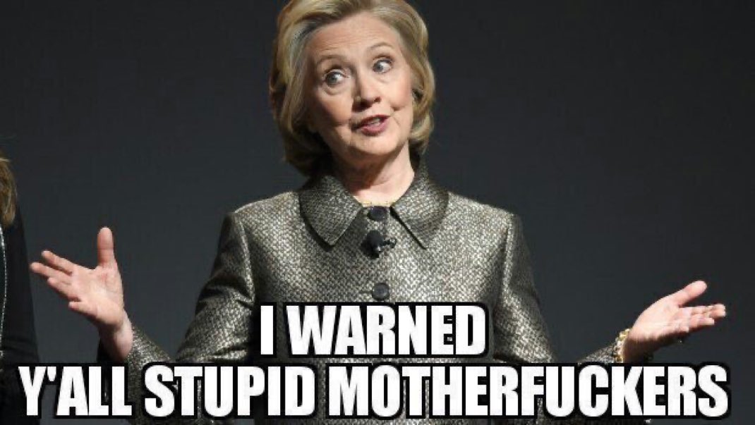 TurnTNBlue's tweet photo. She warned your asses.
#HillaryWasRight #TrumpIsGuiltyAsHell #TrumpTrial https://t.co/mDvvpIAjJ3
