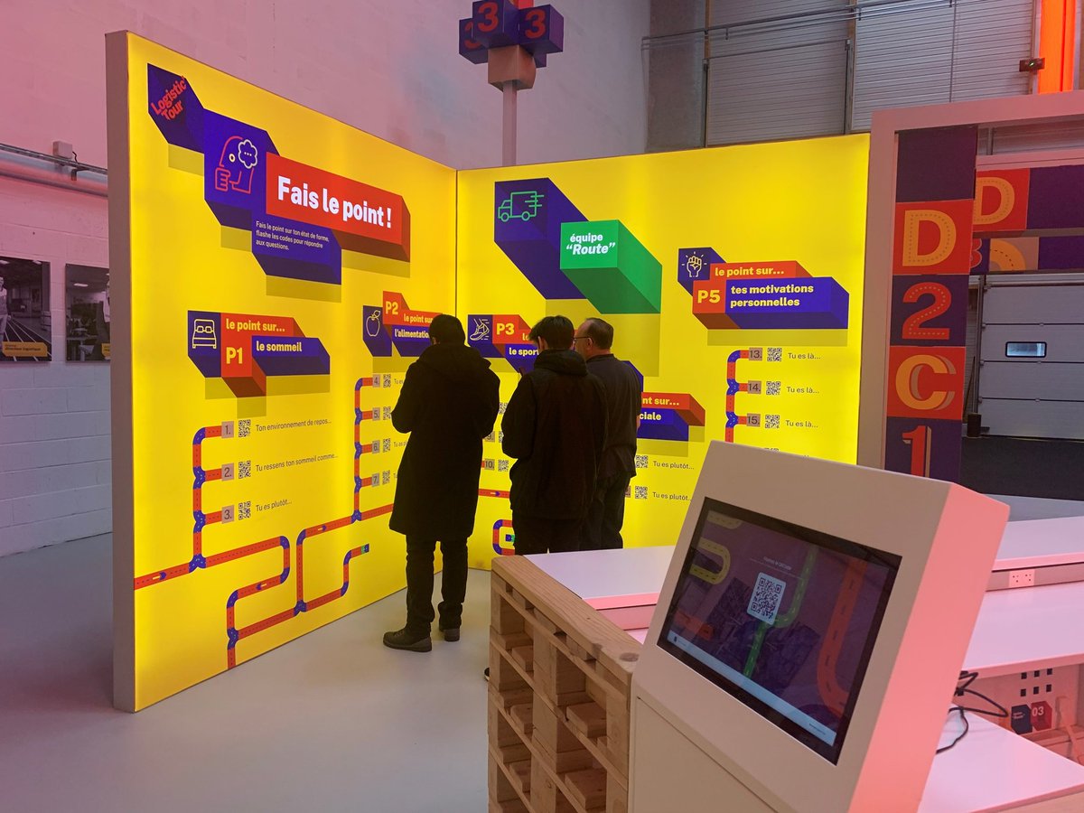 11 demandeurs d'emploi ont participé mardi au Logistic Tour.
Grace  à un parcours ludique (vidéos immersives, ateliers pratiques...), ils ont découvert les métiers du #Transport, de la #Logistique et de la #supply chain.
Un moyen unique et innovant pour susciter des vocations👍