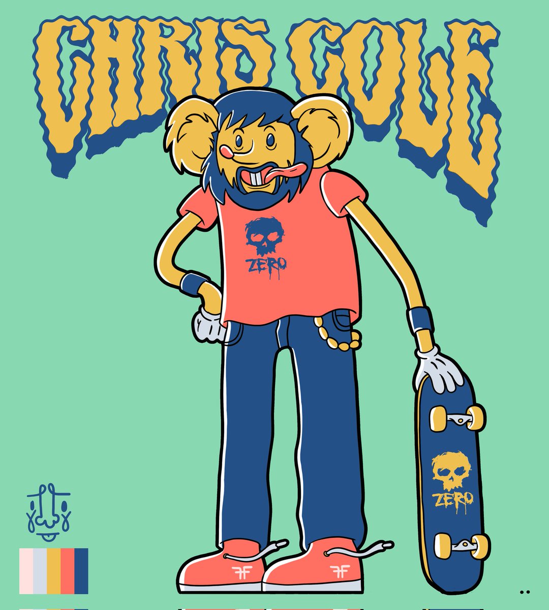 adetya_089's tweet photo. Drop your favorite pro skater👇
.
.
If you interested to make an illustrator please check out this link https://t.co/zFNyQQHmXw or just ask me on DM👍
.
#illuatration #skateboard #chriscole #drawing #illustrator #design #skate https://t.co/NIobWlSgnf