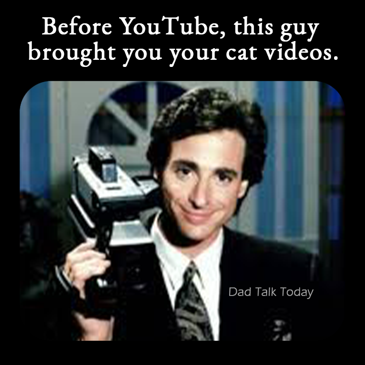 dadtalktoday's tweet photo. #AFHV #catvideos #youtube #lol #throwback #funny #memories #retro #dannytanner #bobsaget https://t.co/cxmaXQpzxf