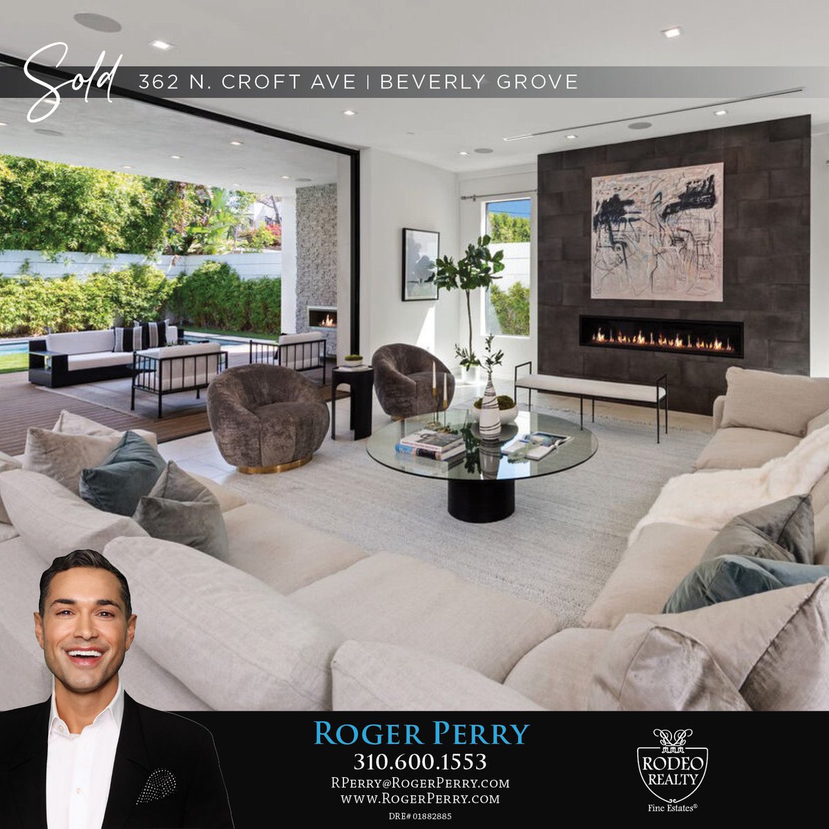 RogerPerryLA's tweet image. SOLD!! 

362 N. Croft Ave
Beverly Grove 

Sleek modern masterpiece nestled in the coveted Beverly Grove neighborhood!

#InEscrow #sold #realestate #realtor #luxurylifestyle #luxuryhomes #luxuryrealestate #losangeles #belair #hollywood #celebrityhomes #santamonica #brentwood