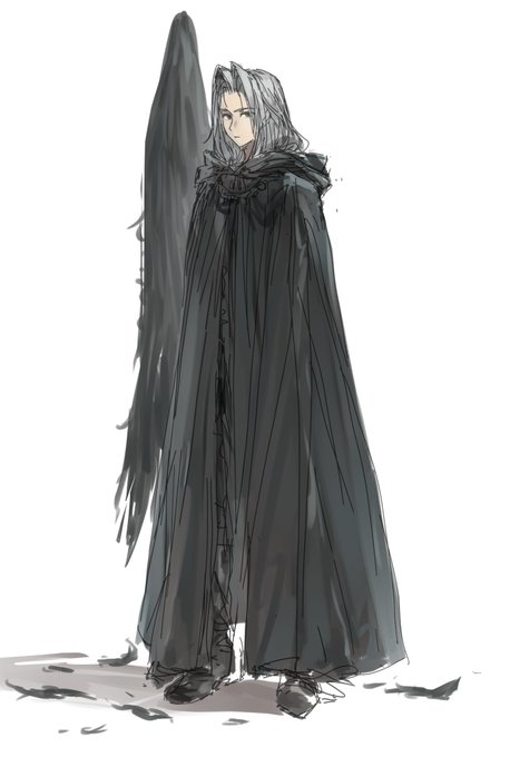 「black cloak cloak」 illustration images(Latest)