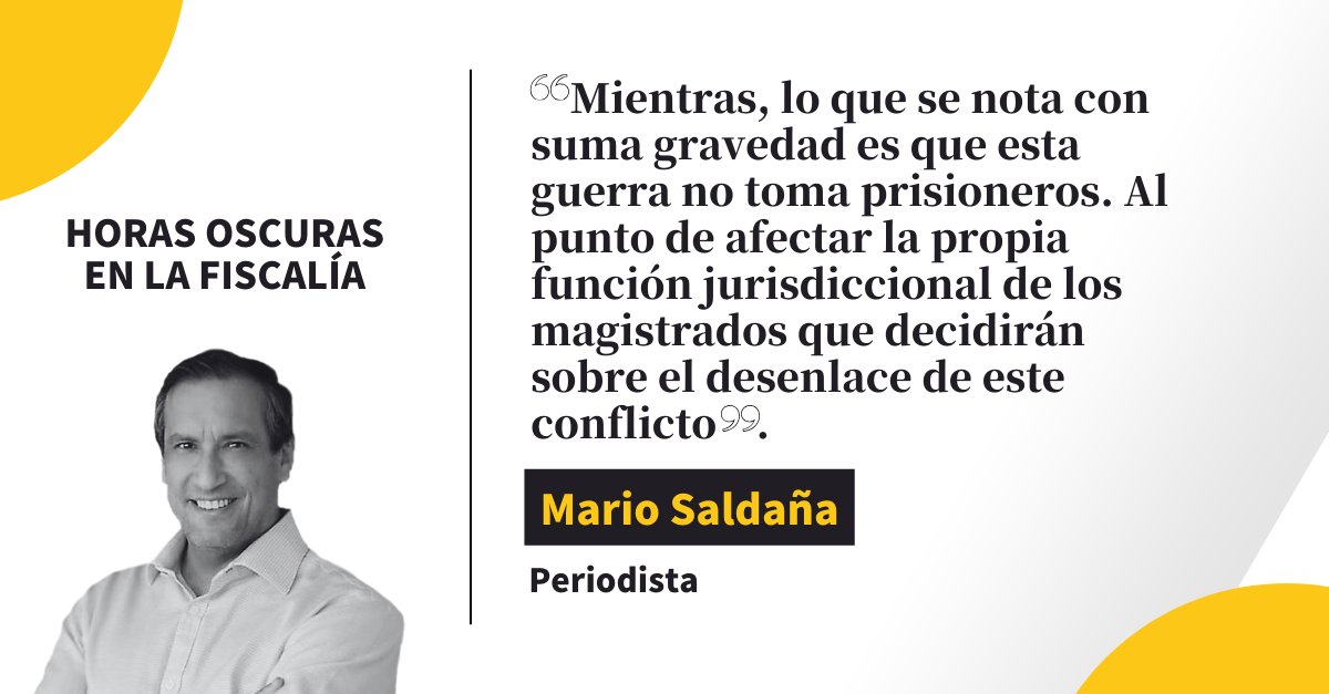 ✍️ #OPINIÓN | “En medio de la anomia institucional en la que estamos, no puedo más que respaldar la iniciativa de Natale. Busquemos un poco de luz en la oscuridad”. (@msaldanac | @Opinion_ECpe) elcomercio.pe/opinion/column…