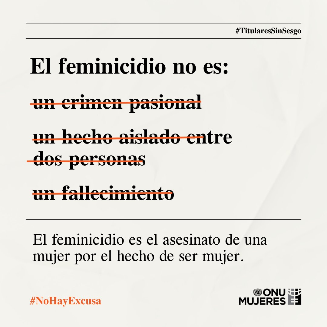 #NoHayExcusa

Llamemos las cosas por su nombre. 

Los recientes #Feminicidios contra las mujeres son un llamado urgente para que entidades y sociedad actuemos de manera articulada y con prontitud.

Todas las violencias contra las mujeres son prevenibles  #ActuemosYA