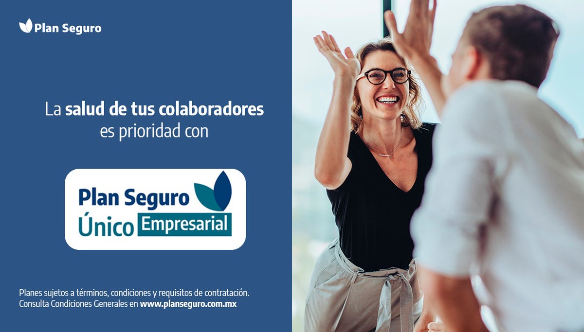 PlanSeguroMx's tweet photo. Conoce nuestro plan de salud pensado para chicas y medianas empresas y que además, se puede usar desde el primer día: https://t.co/saV1ERoD8K
#CuidamosLoMásValiosoDeTuVida #empresas #prevención https://t.co/zzfL08dfW0