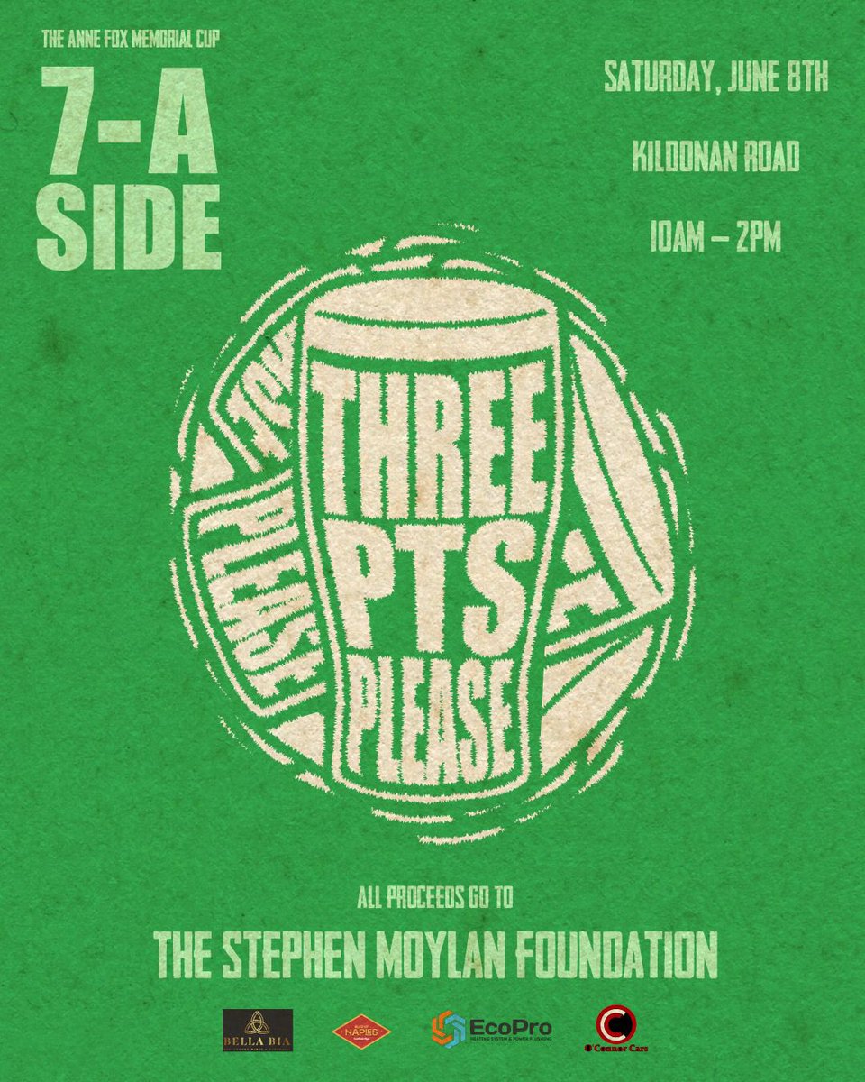 Please repost‼️‼️⚠️⚠️
Saturday 8th of June ⚽️ 
10am kick off 🕙 
Funday all day 🎉 food, ice cream, bouncy castles
Lets try get the football community together during ⚽️ and after 🍻
