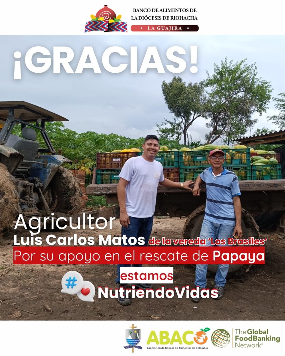 No nos cansamos de agradecer a quienes hacen posible el rescate de Alimentos que llegan a la mesa de los que más lo necesitan. 

Juntos estamos #NutriendoVidas 💖

#Alimentación
#Alimentos #AlimentacionSaludable #BancosDeAlimentosDeColombia