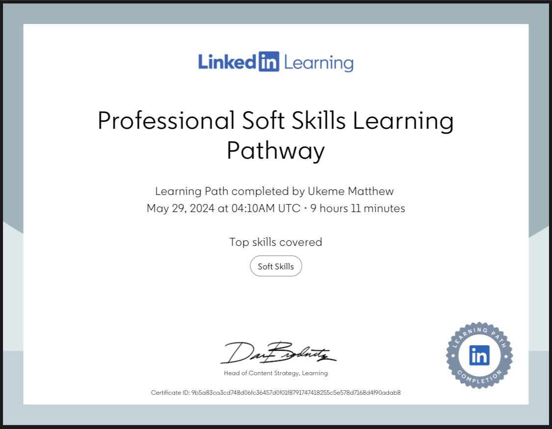 Excited to share my learning journey
upon completing all foundational
courses on @3MTTNigeria. I'm
proud to have earned my
certificates and upskilled
significantly through various
professional pathways.
#3MTTLearningJournal
#3MTTNigeria
#My3MTT
@bosuntijani