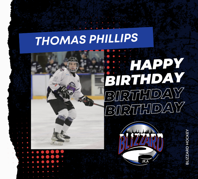 NorManBlizzJrA's tweet photo. Happy Birthday #2 Thomas Phillips!
#blizzardhockey #blizznation #tricommunity https://t.co/lyhW2TWMQI