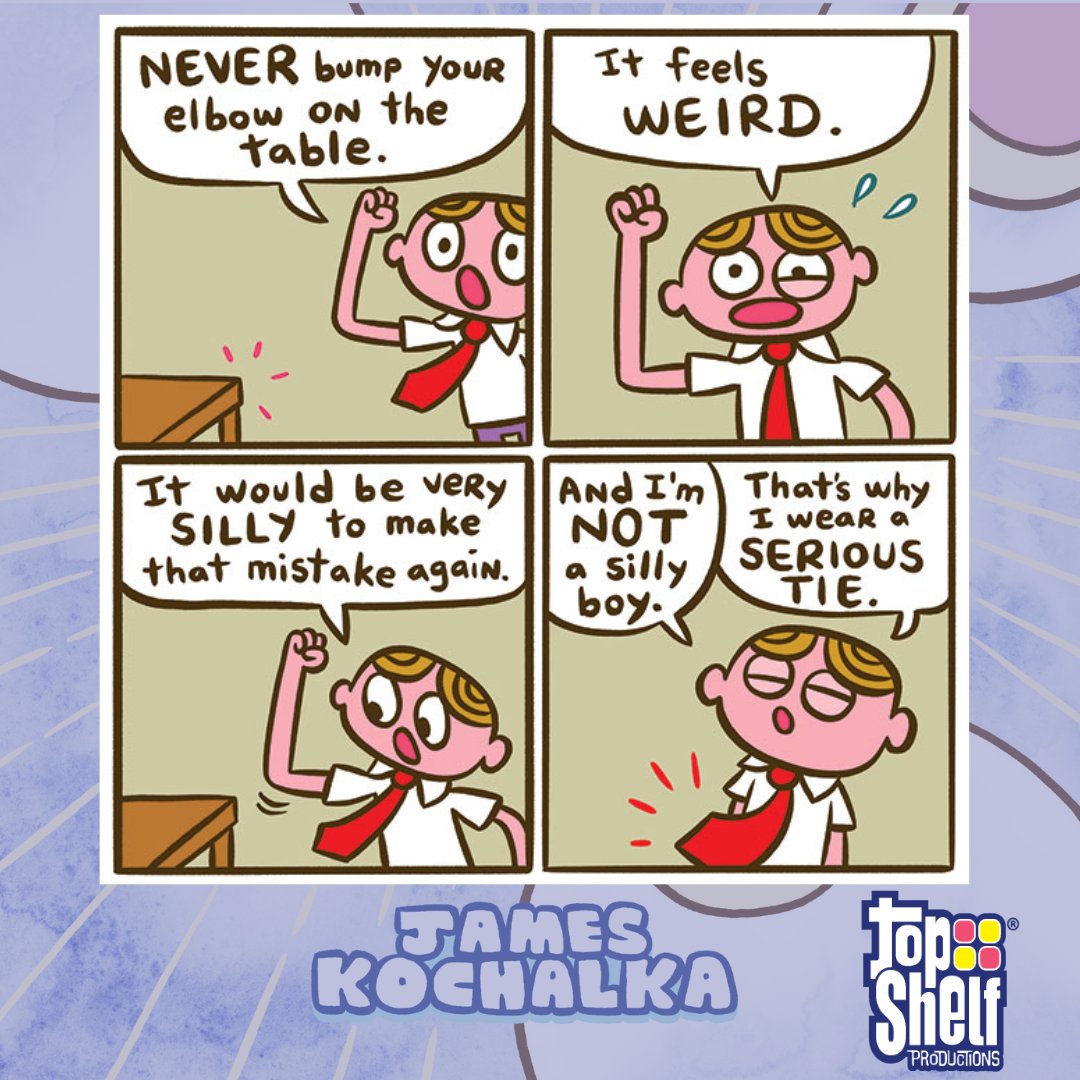 topshelfcomix's tweet photo. Award-winning graphic novelist @the_kochalka has delighted generations of readers.
Now he’s back with a sprawling graphic novel about childhood, toys, and the mysteries inside us.
For kids, families, and very serious adults: https://t.co/5PQmiy3WIU
#JimmysElbow #Johnnyboo https://t.co/pOhQiDliSR