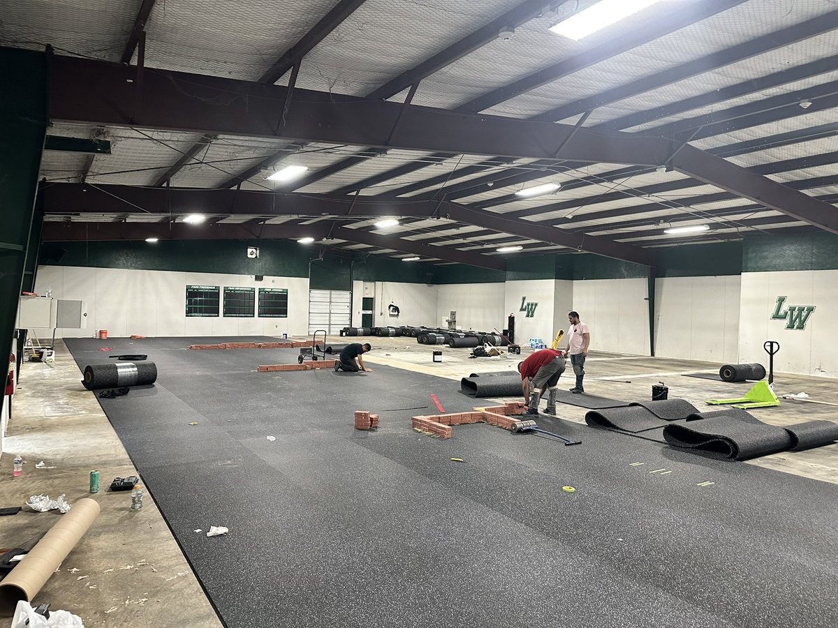 Making progress!!  <a href="/LakeWorthISD/">Lake Worth ISD</a> <a href="/LWISDAthletics/">lakeworthathletics</a>